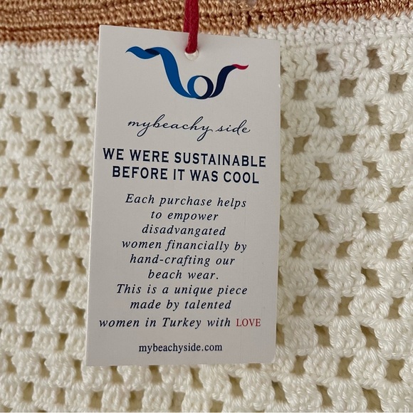 MY BEACHY SIDE Maxi Crochet Skirt  SS23CS14 ECR Resort Wear Beach Walking  NWT - Picture 7 of 12